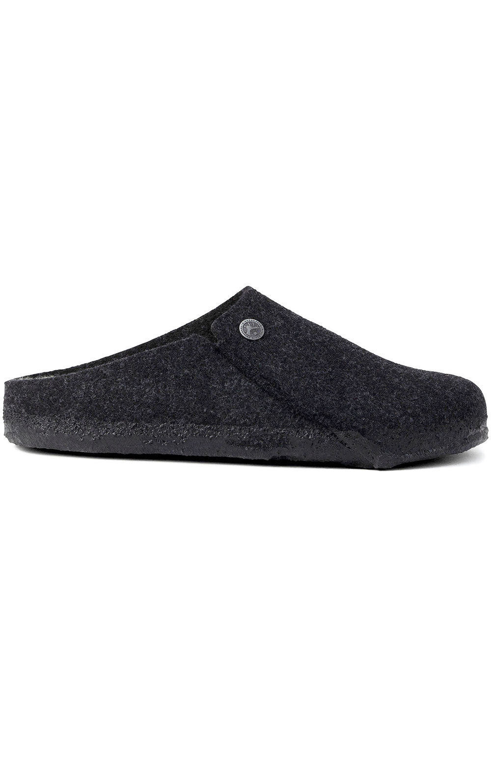 Zermatt Anthracite Shearling Wool Felt Comfort Slippers